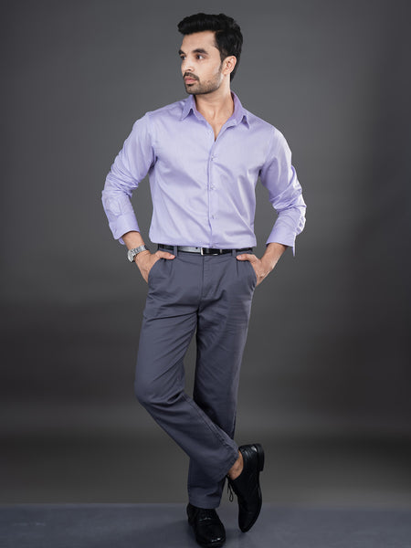 EVAN PREMIUM MENS WEAR COTTON SOLARO FORMAL REGULAR FIT SHIRT